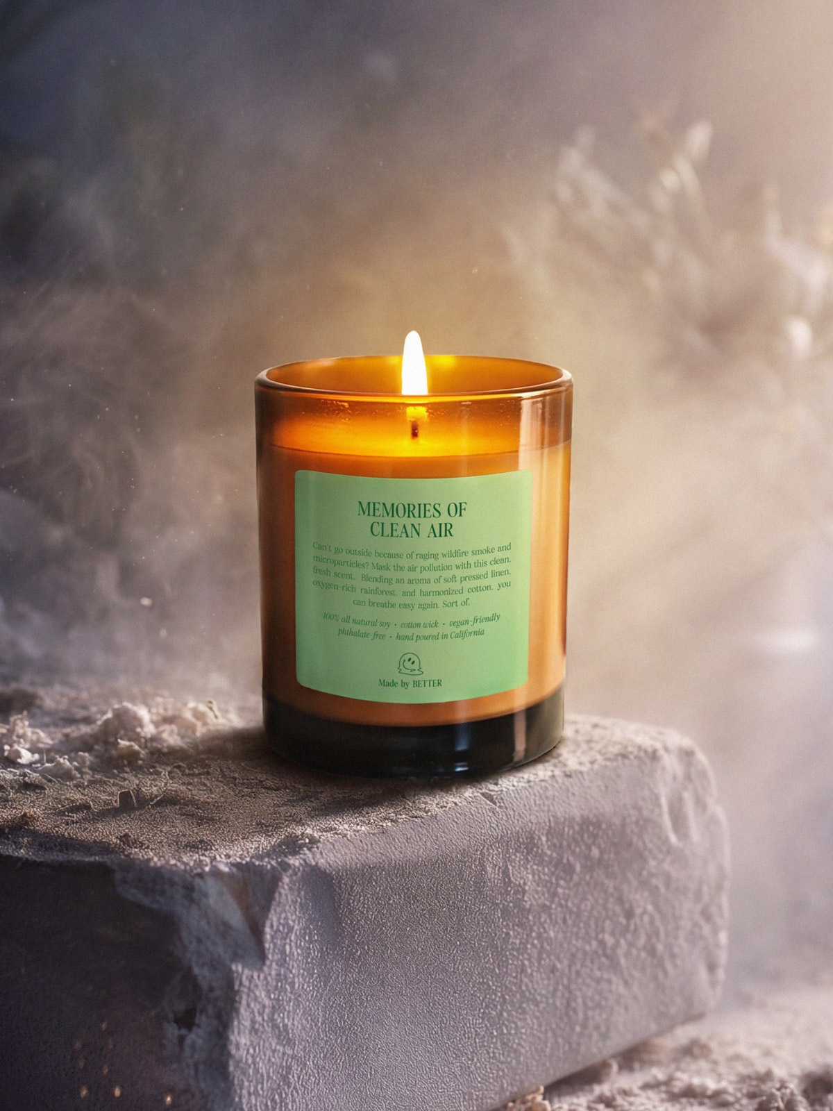 Nearly Gone Candle Co. - Memories of Clean Air Candle