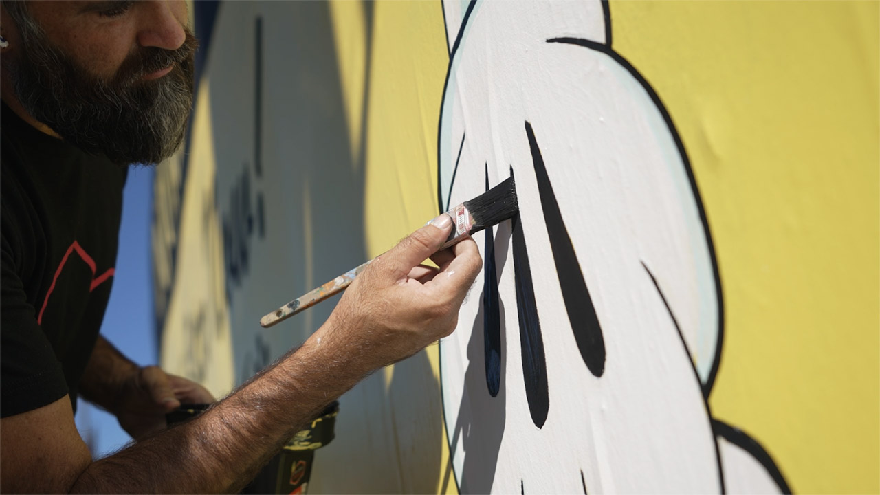 Painting Footage: The Climate Hotline - Call Now!