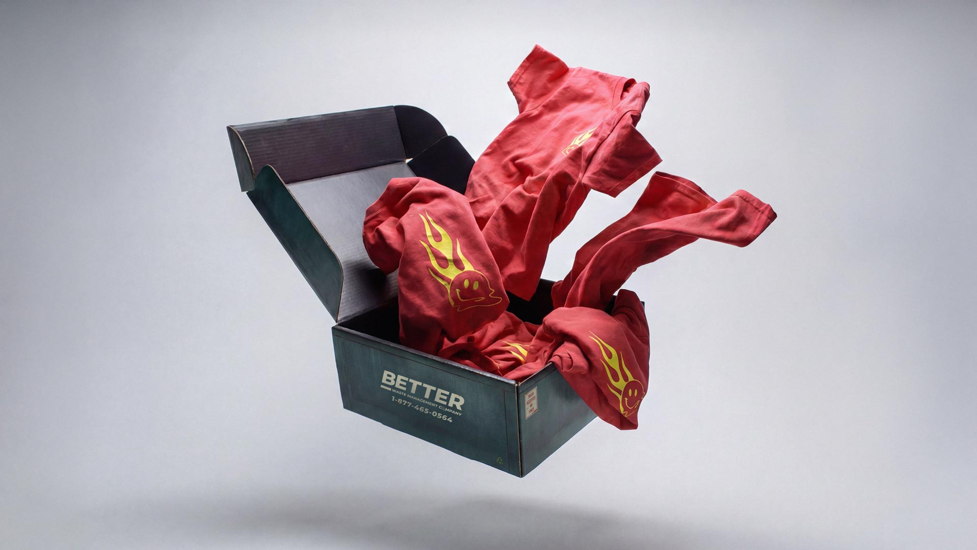 Dumpster with Shirts - Le Bon Marché x BETTER: Dumpster Diving