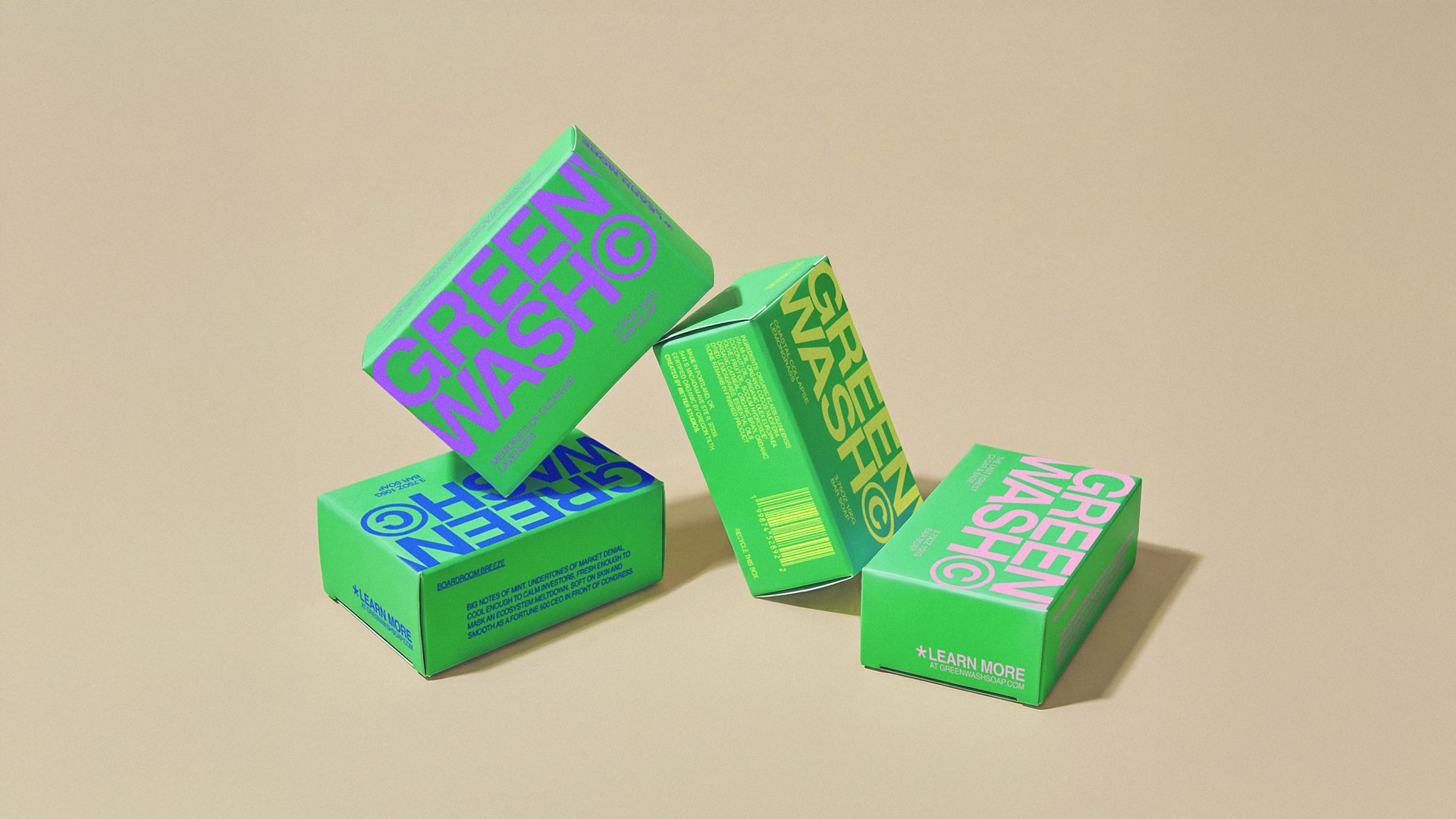 GREENWASH© Soap — Bundles 4-Pack